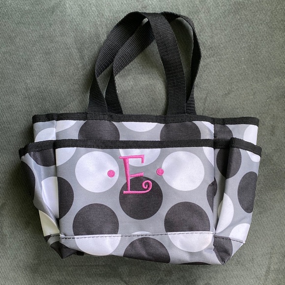 thirty-one | Bags | Thirty One Mini Organizer In Got Dots Embroidered ...